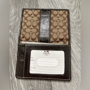 Coach Bi-Fold Wallet New Khaki Mahogany Vintage